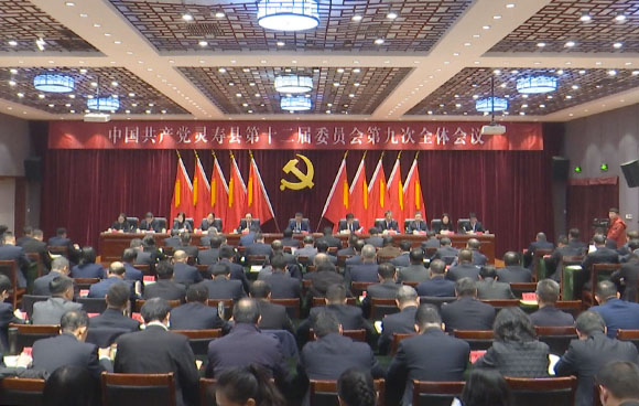 中国共产党灵寿县第十二届委员会 第九次全体会议决议 (202...